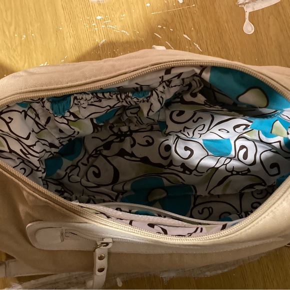 Stone Mountain beige and white shoulder bag - Picture 11 of 11